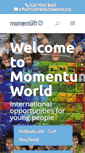 Mobile Screenshot of momentumworld.org