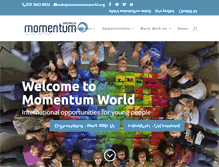 Tablet Screenshot of momentumworld.org